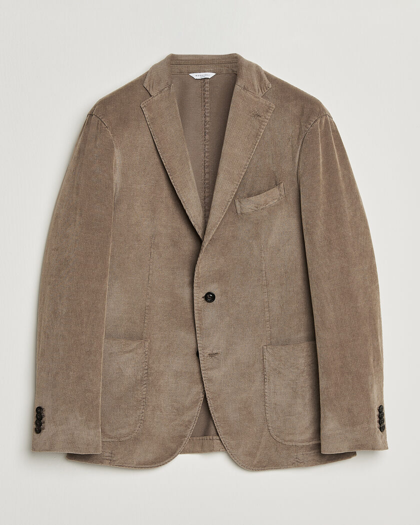 Boglioli K Jacket Corduroy Blazer Taupe – Marrone