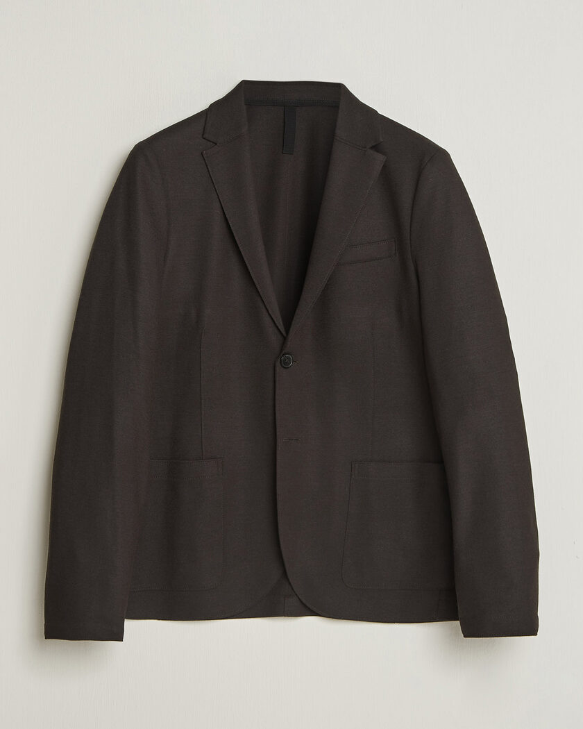 Harris Wharf London Two Button Superfine Merino Blazer Brown – Marrone