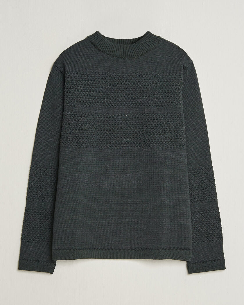 S.N.S. Herning Fisherman Mock Neck Terrain Green – Verde