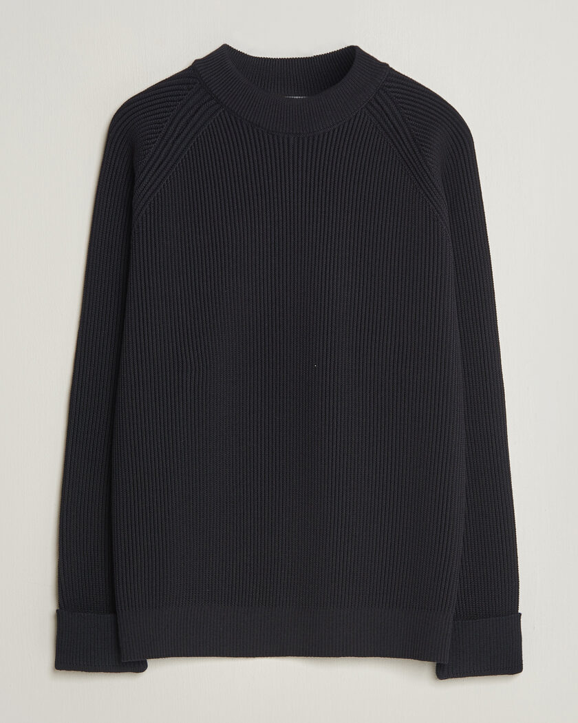 S.N.S. Herning Render Mock Neck Navy Blue – Blu