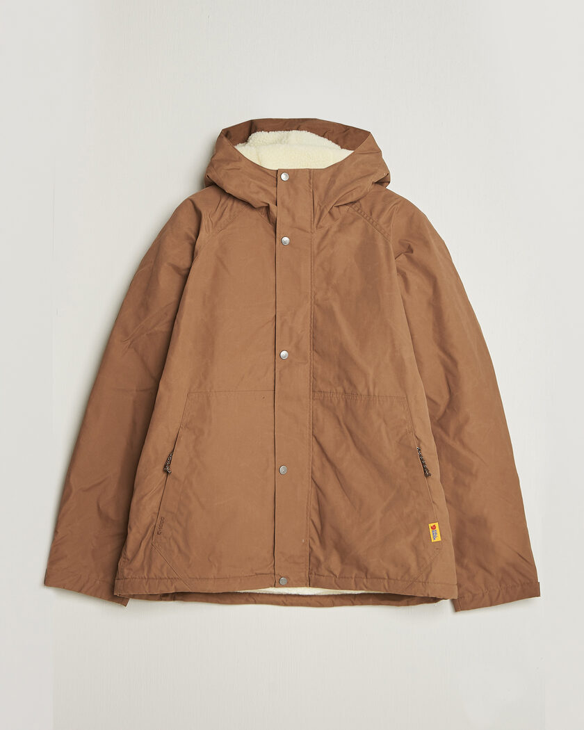 Fjällräven Vardag G-1000 Pile Jacket Wood Brown – Marrone