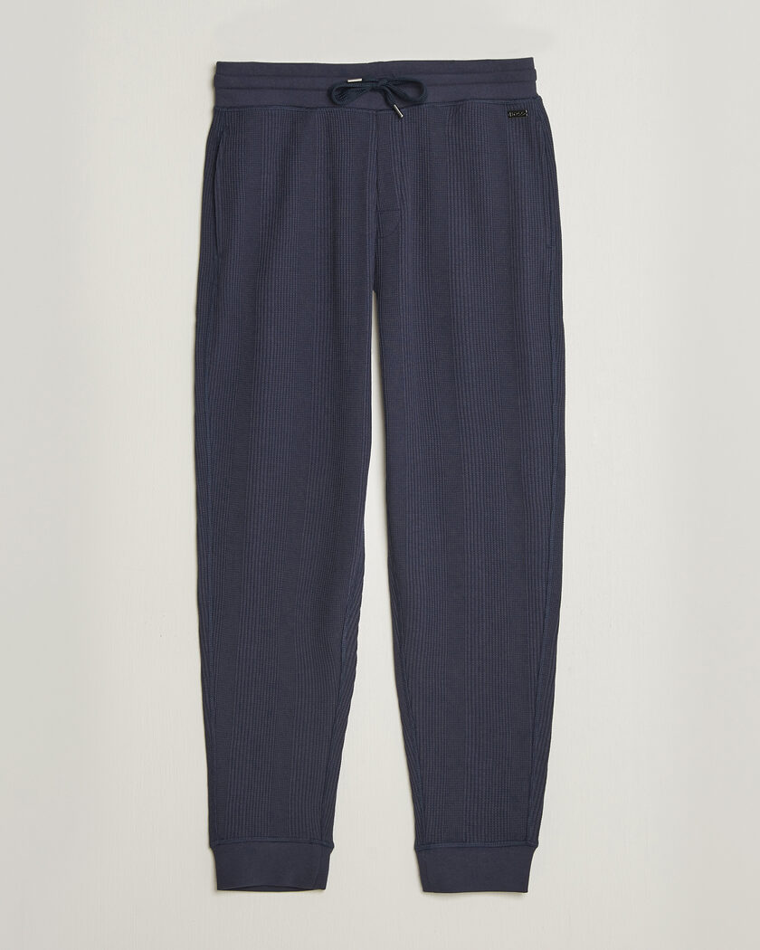 BOSS BLACK Structured Loungewear Sweatpants Dark Blue – Blu