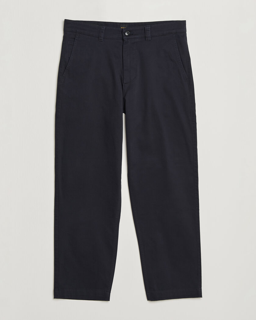 BOSS ORANGE Cotton Chino Dark Blue – Blu