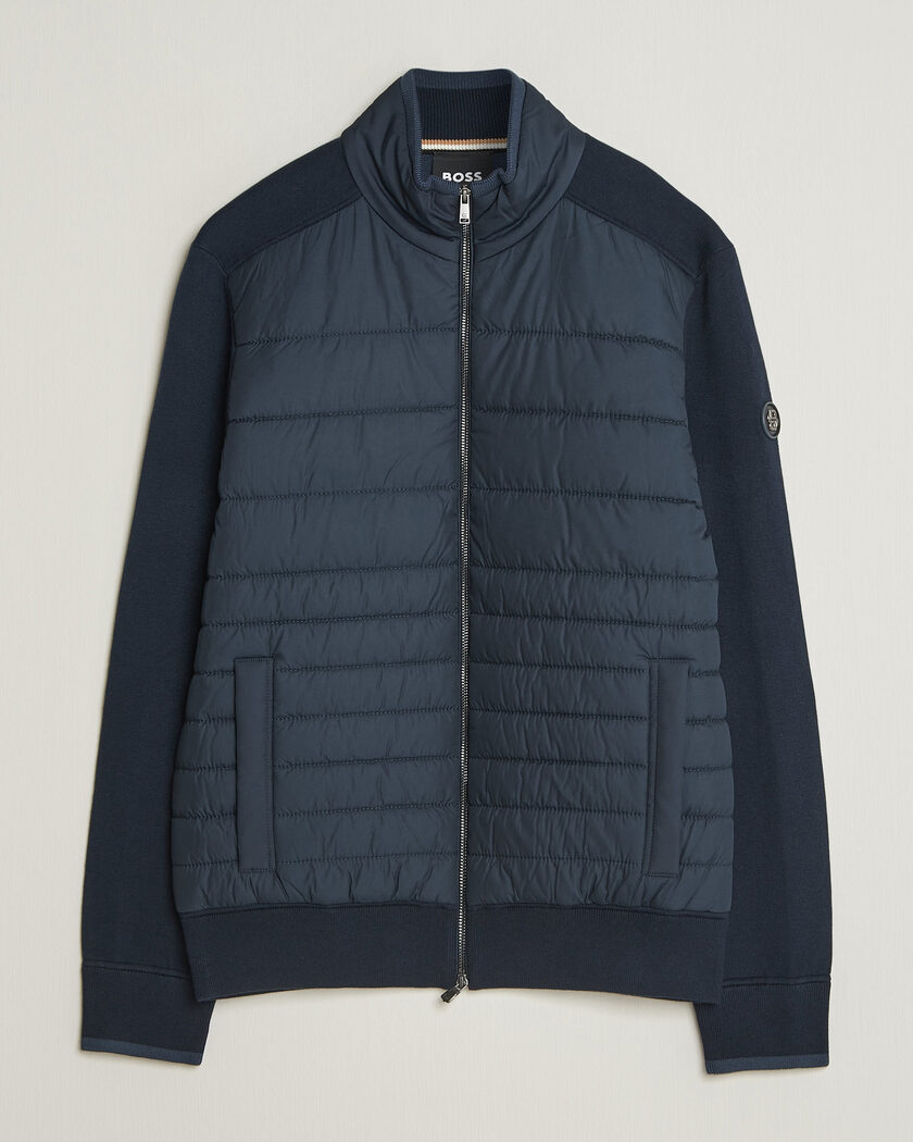 BOSS BLACK Facente Hybrid Jacket Dark Blue – Blu