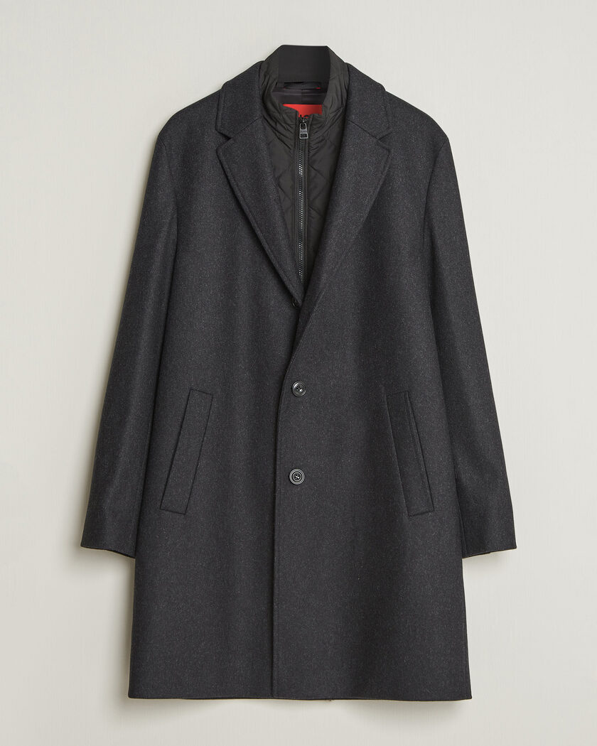 HUGO Milogan Bib Coat Black – Nero