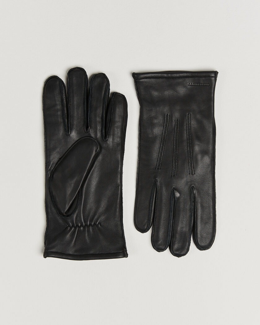 J.Lindeberg Milo Leather Glove Black – Nero