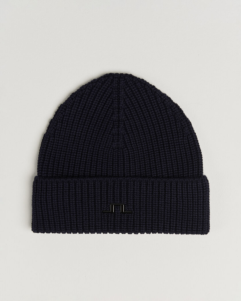J.Lindeberg Merino Beanie JL Navy – Blu