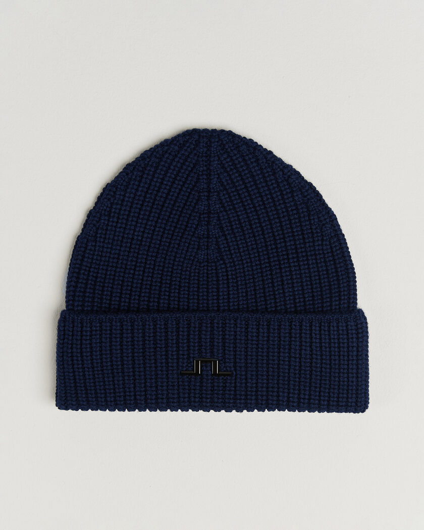 J.Lindeberg Merino Beanie JL Navy – Blu