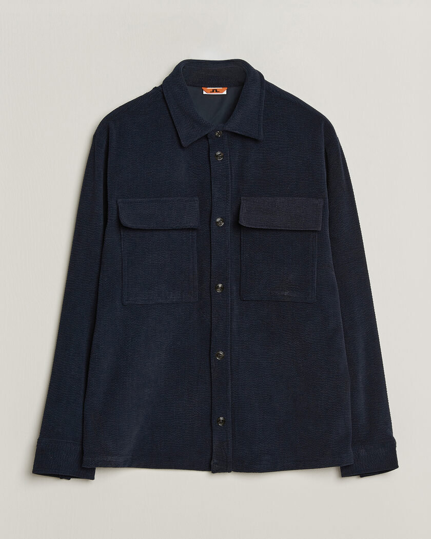 J.Lindeberg Finnigan Drape Cord Overshirt JL Navy – Blu