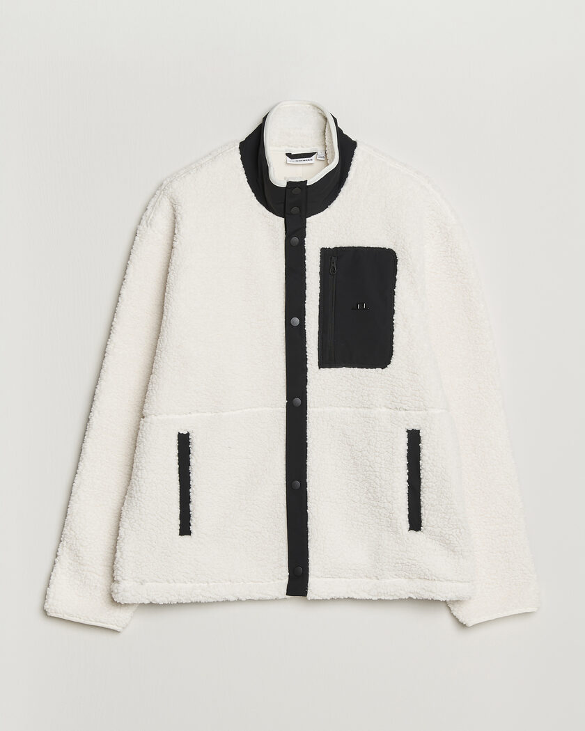 J.Lindeberg Marshall Pile Full Zip Tofu – Bianco