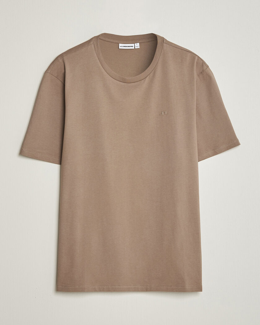 J.Lindeberg Alpha Crew Neck T-Shirt Brindle – Verde