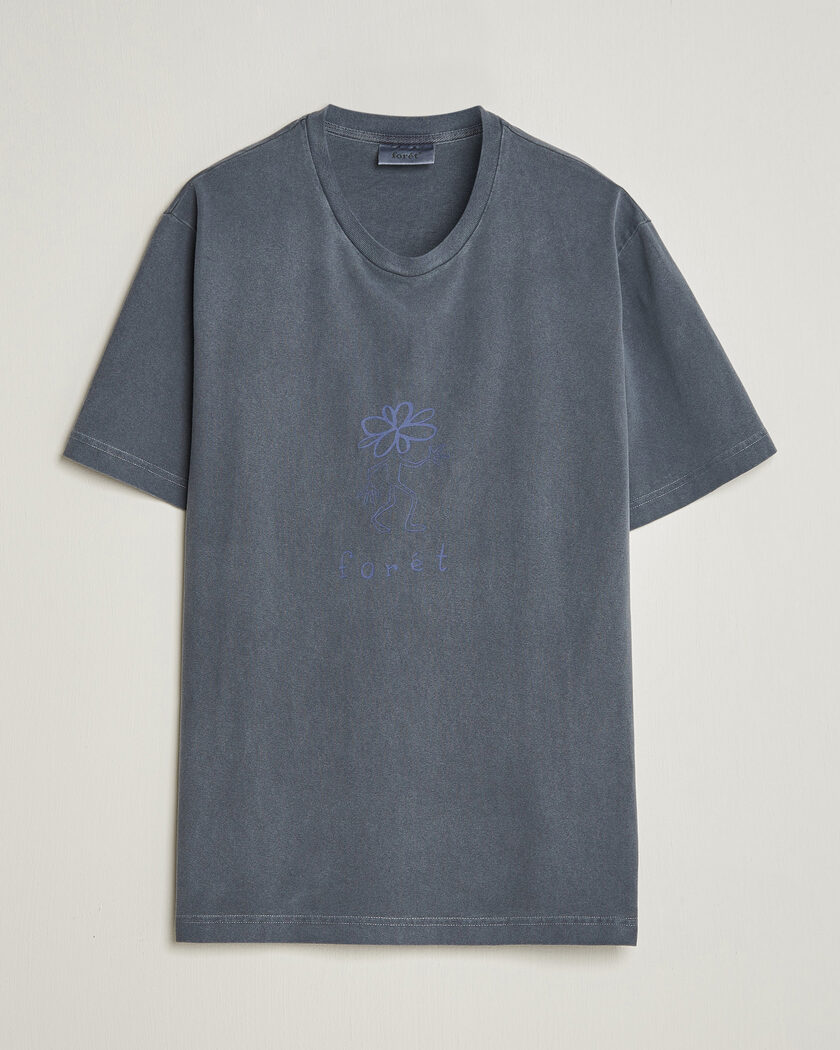 Forét Clover T-Shirt Navy – Blu