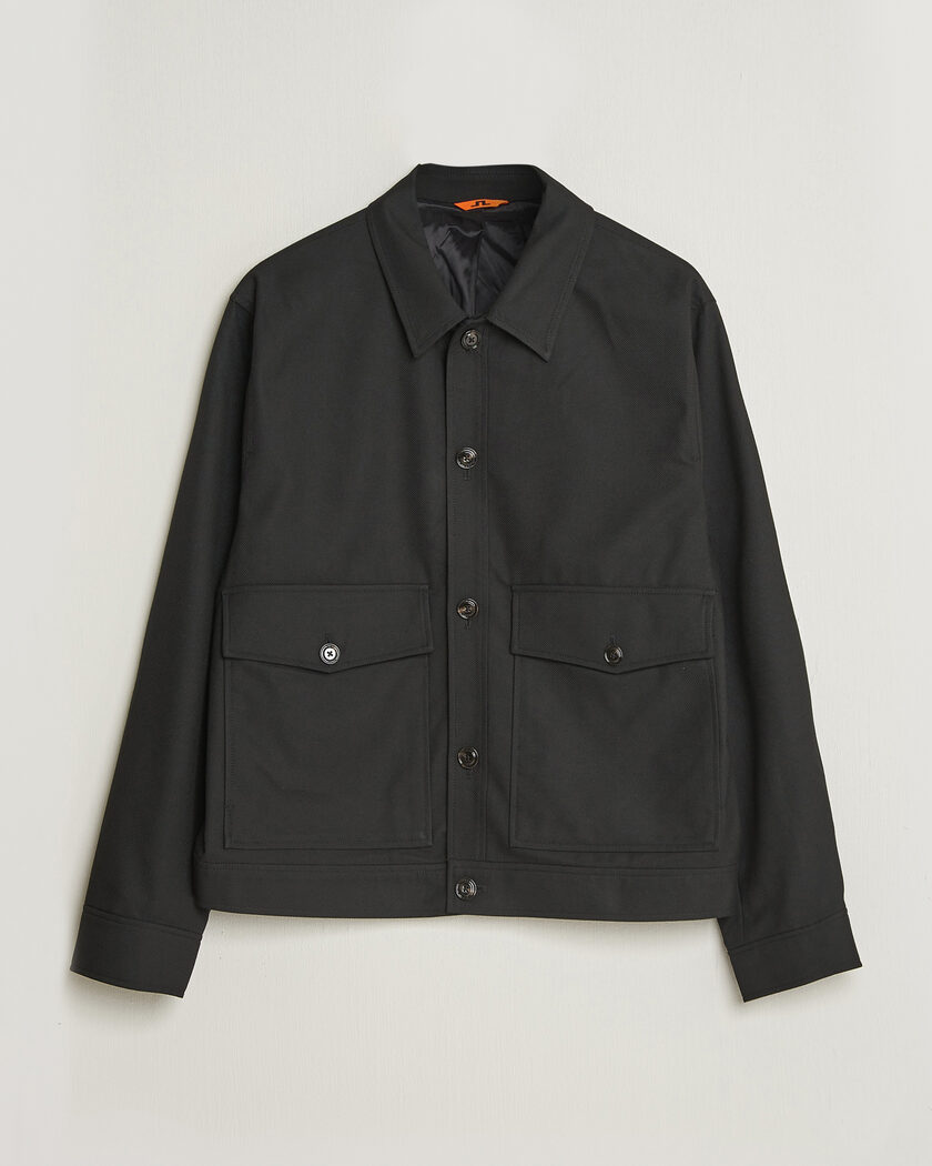 J.Lindeberg Jevin Brushed Twill Jacket Black – Nero