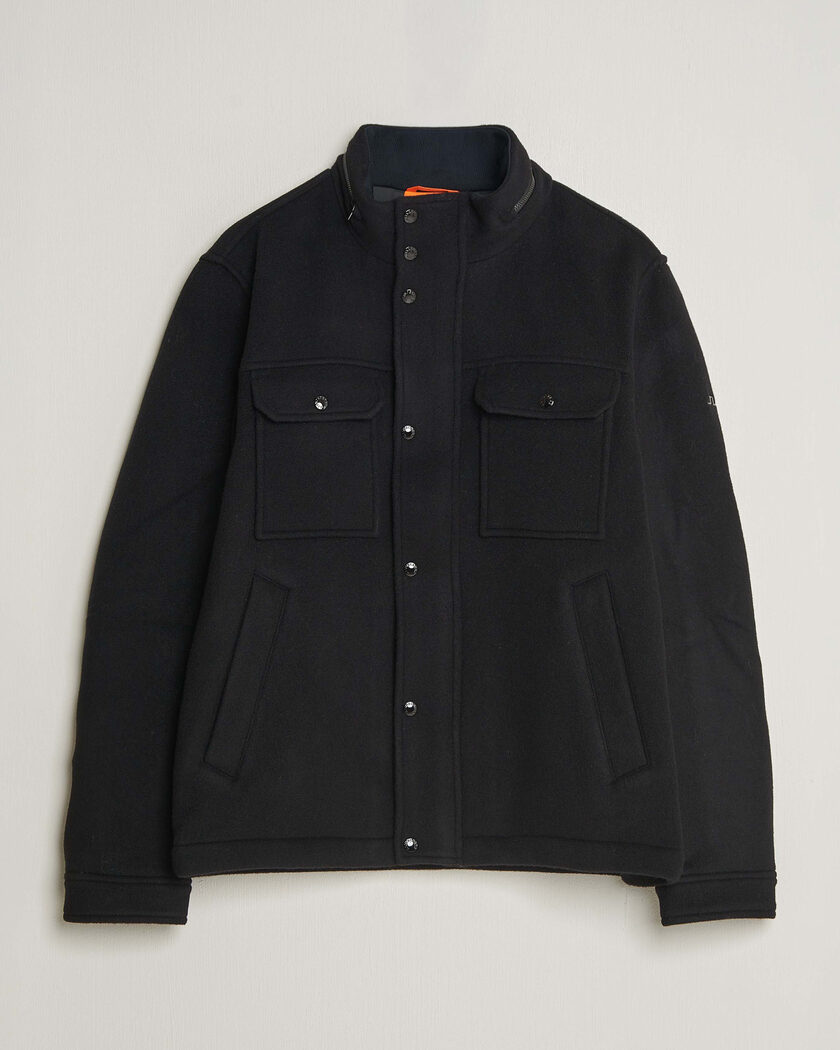 J.Lindeberg Bailey Wool Field Jacket Black – Nero