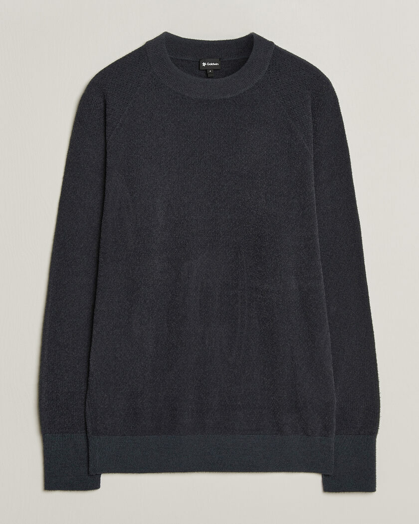 Goldwin Mesh Pile Crew Neck Wolf Gray – Grigio