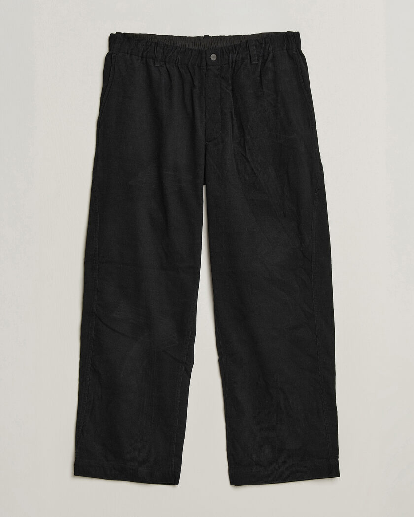 Goldwin Corduroy Straight Pants Black – Nero