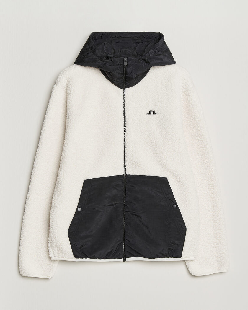 J.Lindeberg Varek Hybrid Hooded Full Zip Tofu – Multicolore