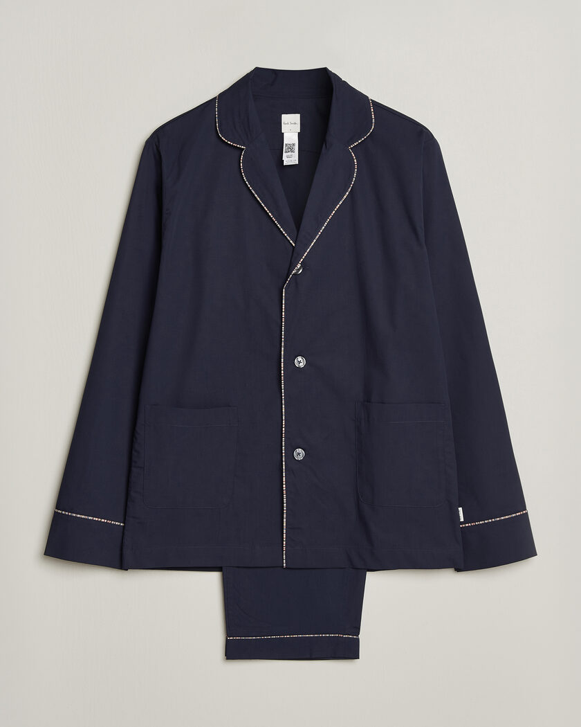 Paul Smith Signature Piped Pyjama Set Navy – Blu