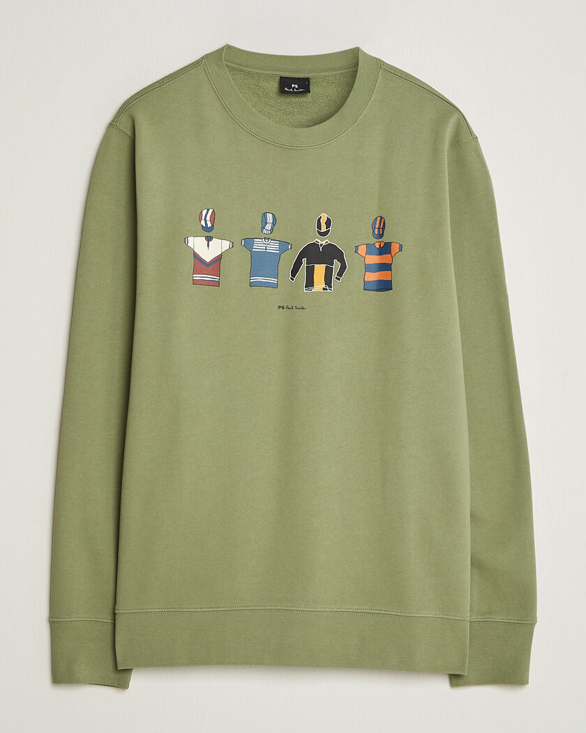 PS Paul Smith Cycle Jersey's Crew Sweatshirt Green – Verde