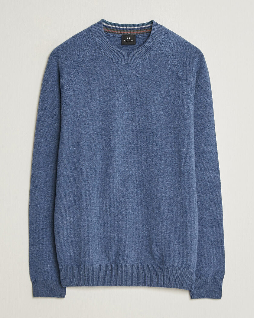 PS Paul Smith Wool Knitted Sweater Blue – Blu