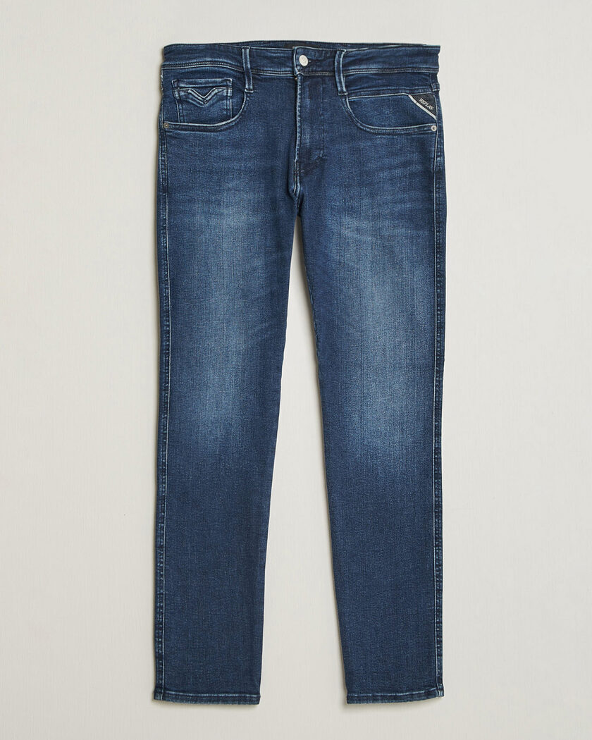 Replay Anbass Powerstretch Jeans Dark Blue – Blu