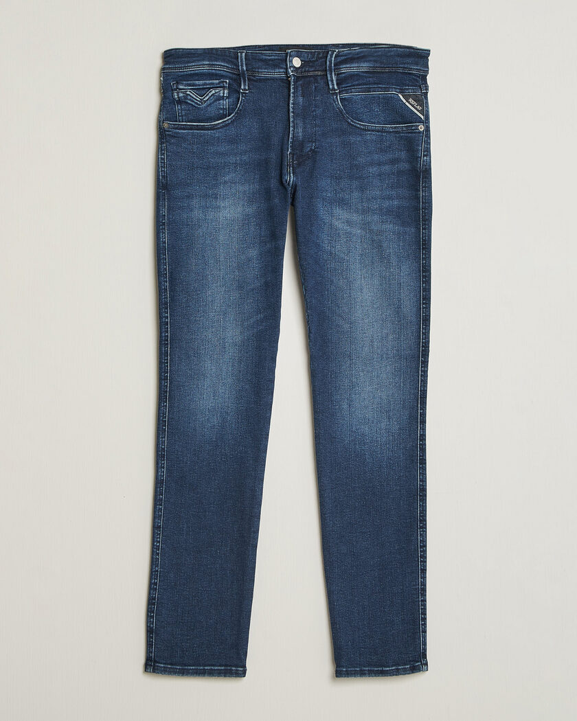 Replay Anbass Powerstretch Jeans Dark Blue – Blu