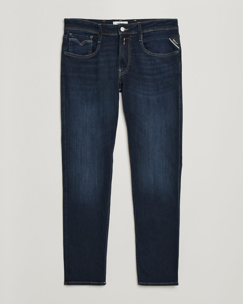 Replay Anbass Powerstretch Jeans Dark Blue – Blu