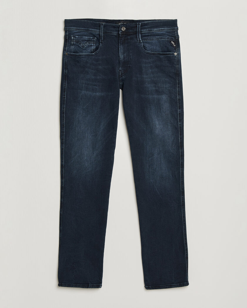 Replay Anbass Hyperflex Jeans Dark Blue – Blu