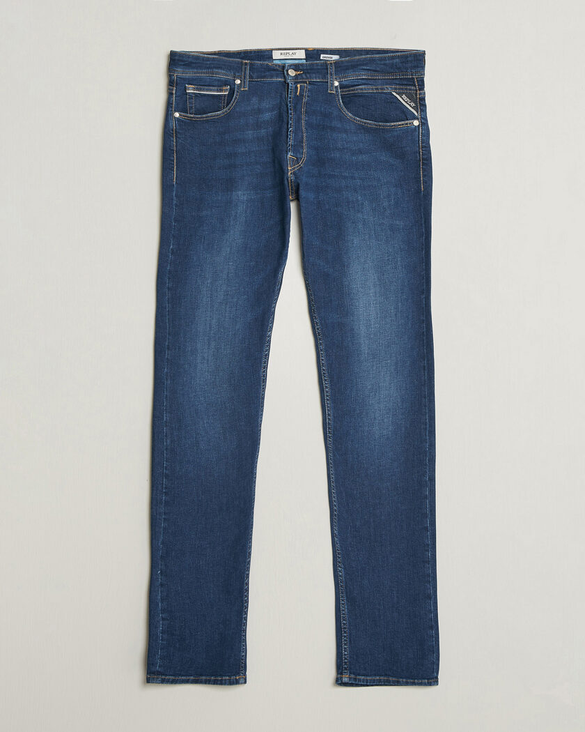 Replay Grover Super Stretch DNA Jeans Dark Blue – Blu