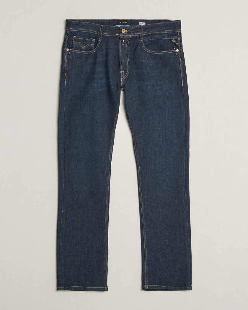 Replay Rocco Comfort Fit Super Stretch DNA Jeans Dark Blue – Blu