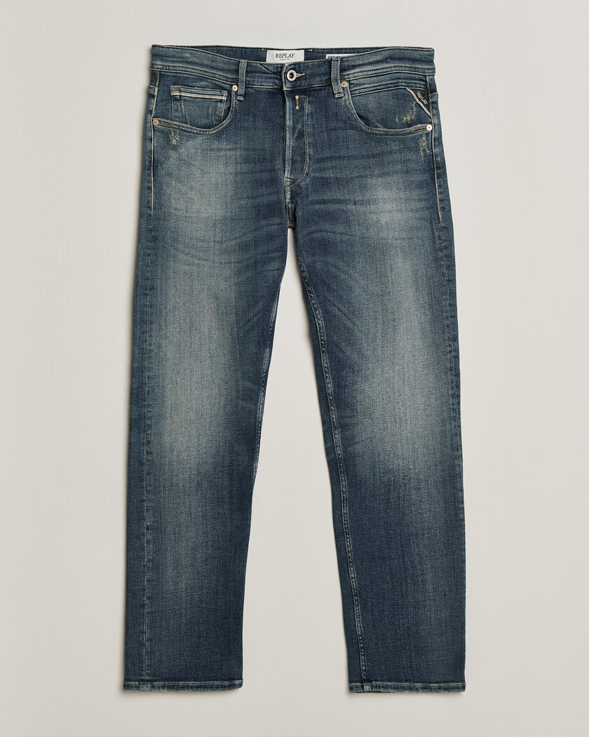 Replay Grover 5 Years Wash Jeans Medium Blue – Blu
