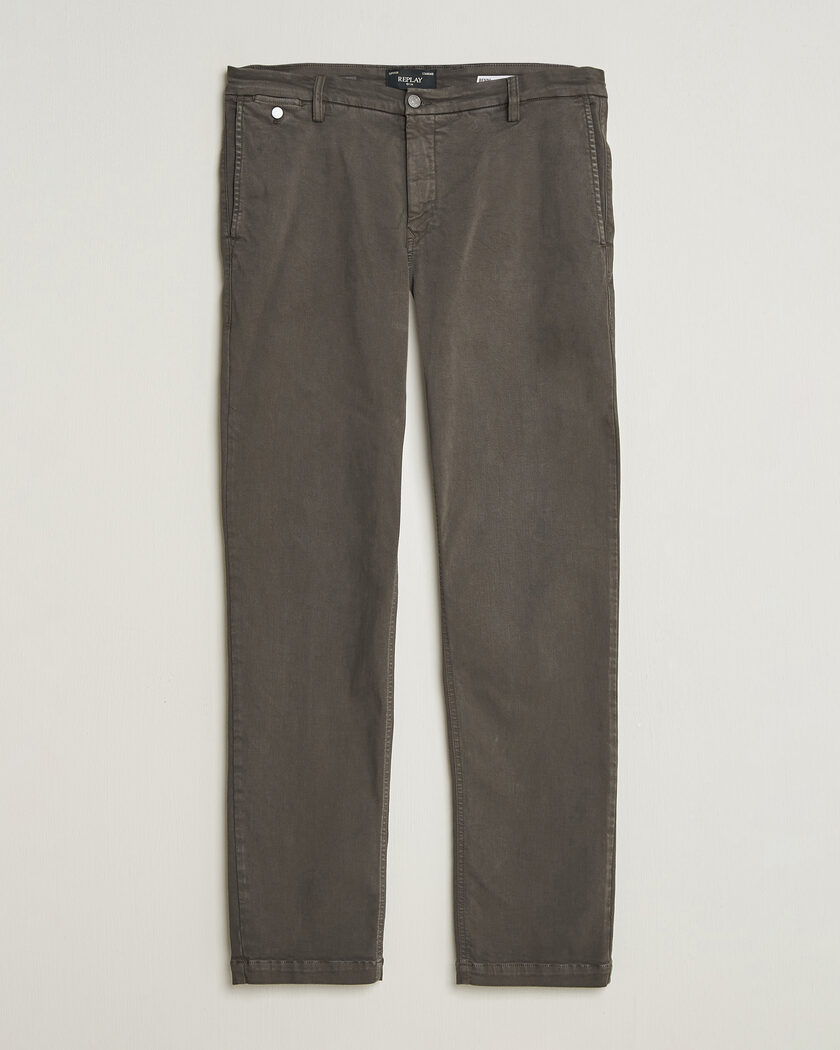 Replay Benni Hyperflex X-Lite Chinos Wood Grey – Grigio
