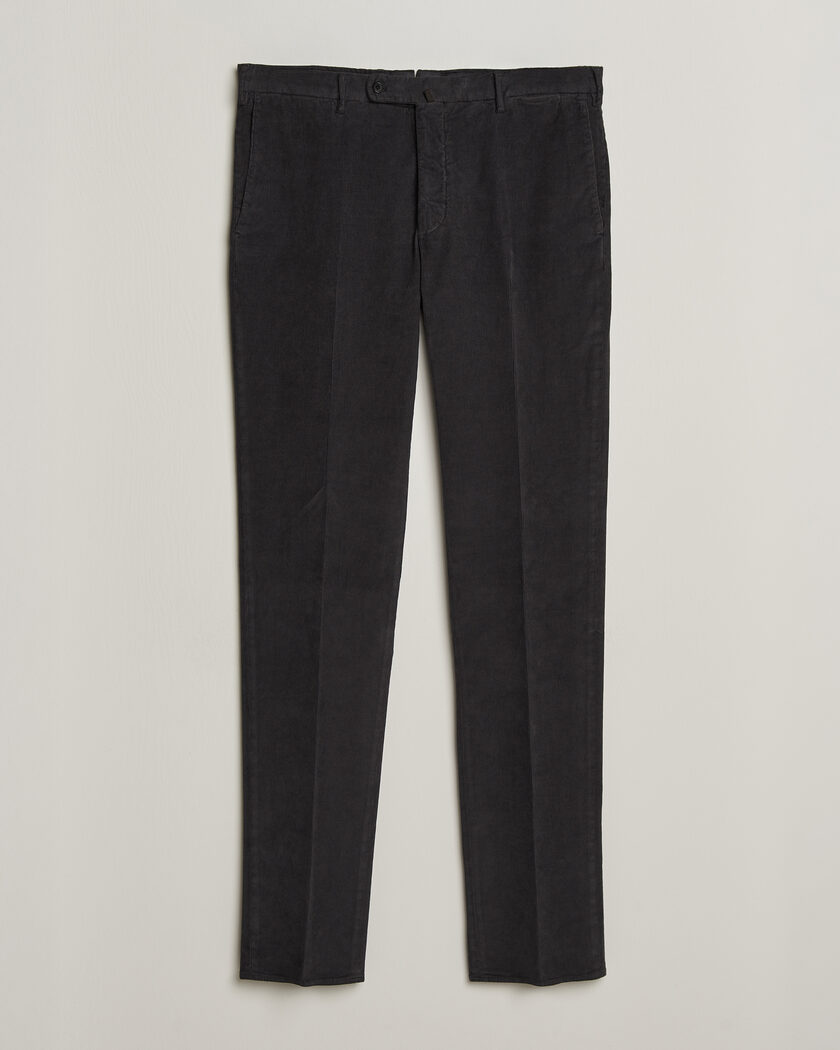 Incotex Regular Fit Baby Corduroy Trousers Dark Grey – Grigio