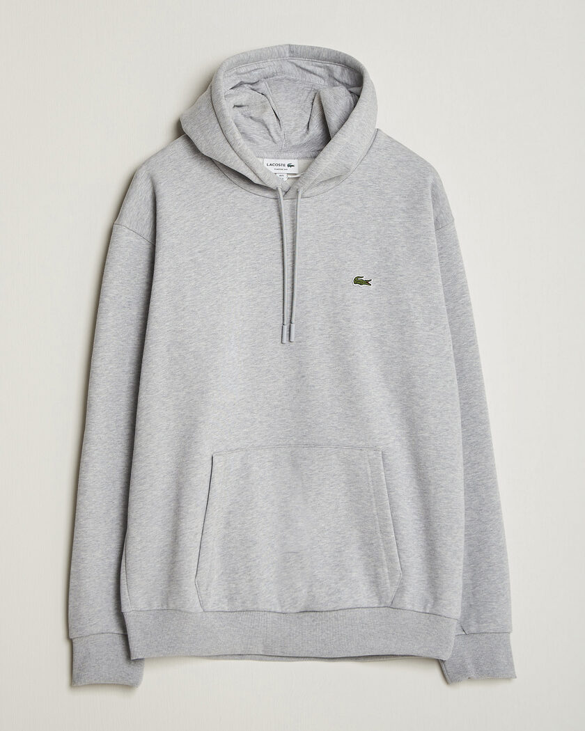 Lacoste Hoodie Silver Chine – Grigio