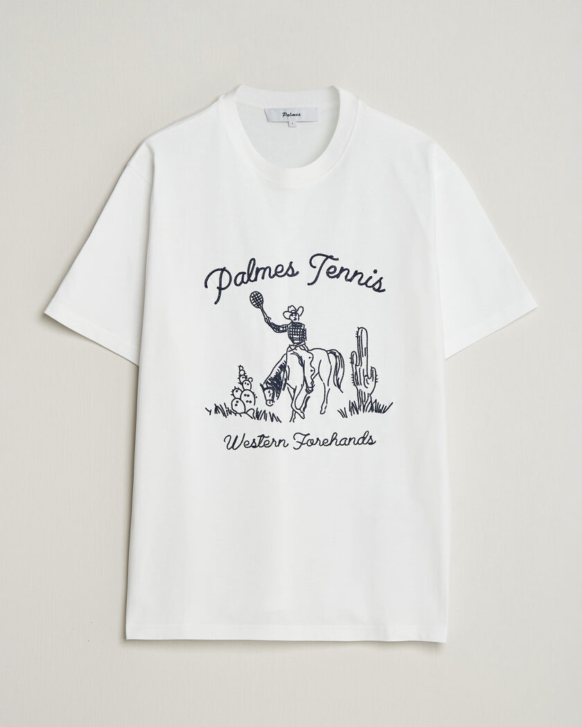 Palmes Western T-Shirt White – Bianco