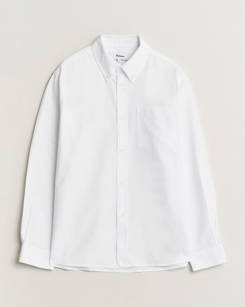 Palmes Deuce Oxford Shirt White – Bianco