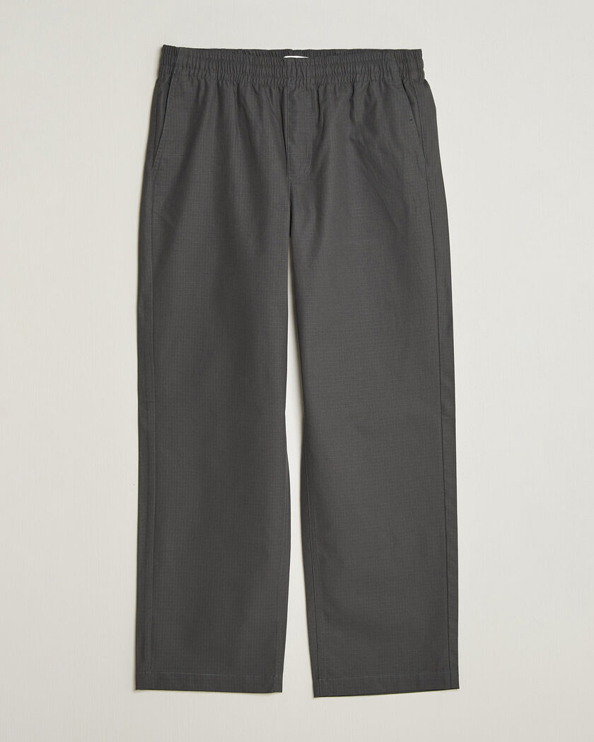Palmes Lucien Ripstop Trousers Charcoal – Grigio
