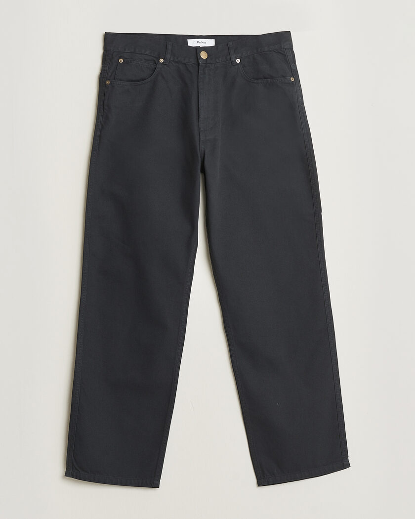 Palmes Coarse Trousers Black – Nero