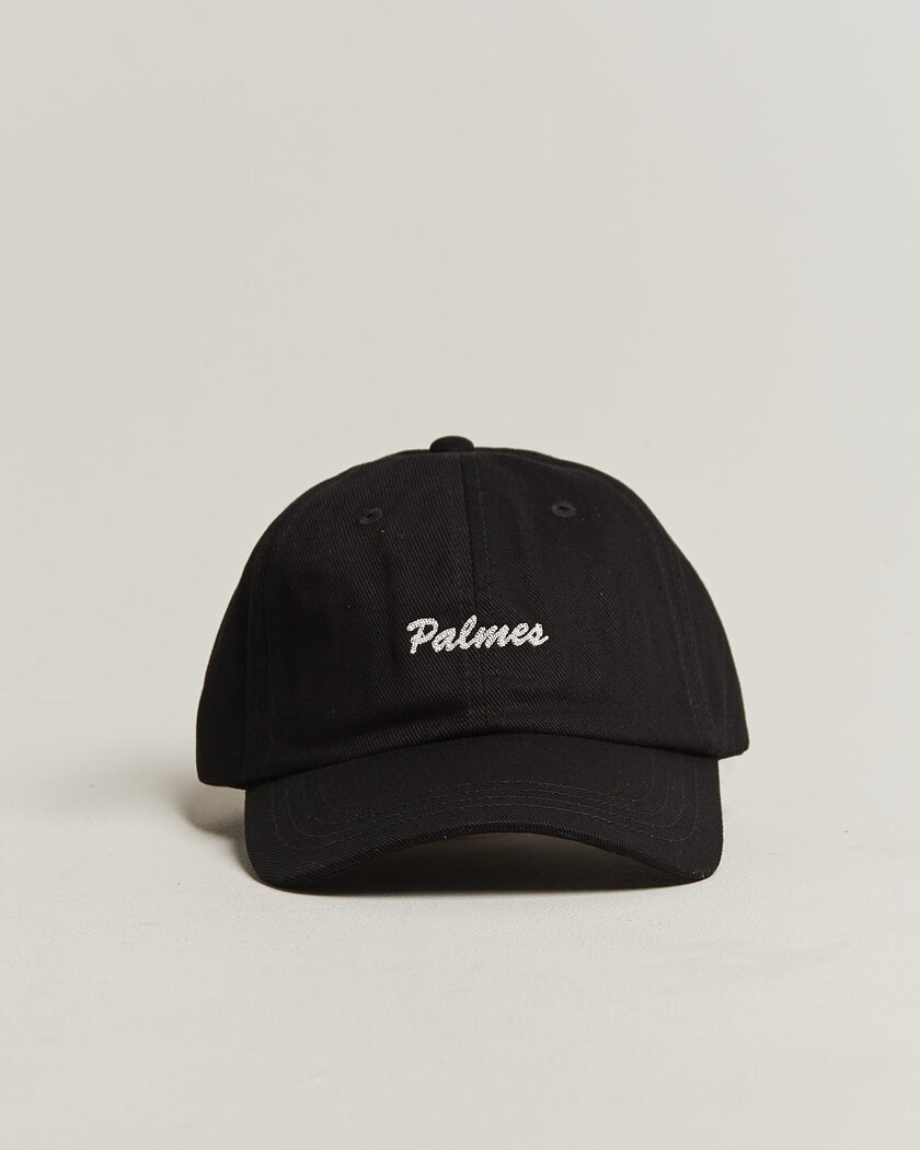 Palmes Logo 6-Panel Cap Black – Nero