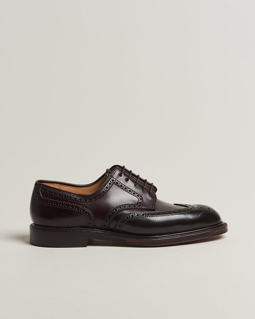 Crockett & Jones Pembroke Burgundy Shell Cordovan – Marrone