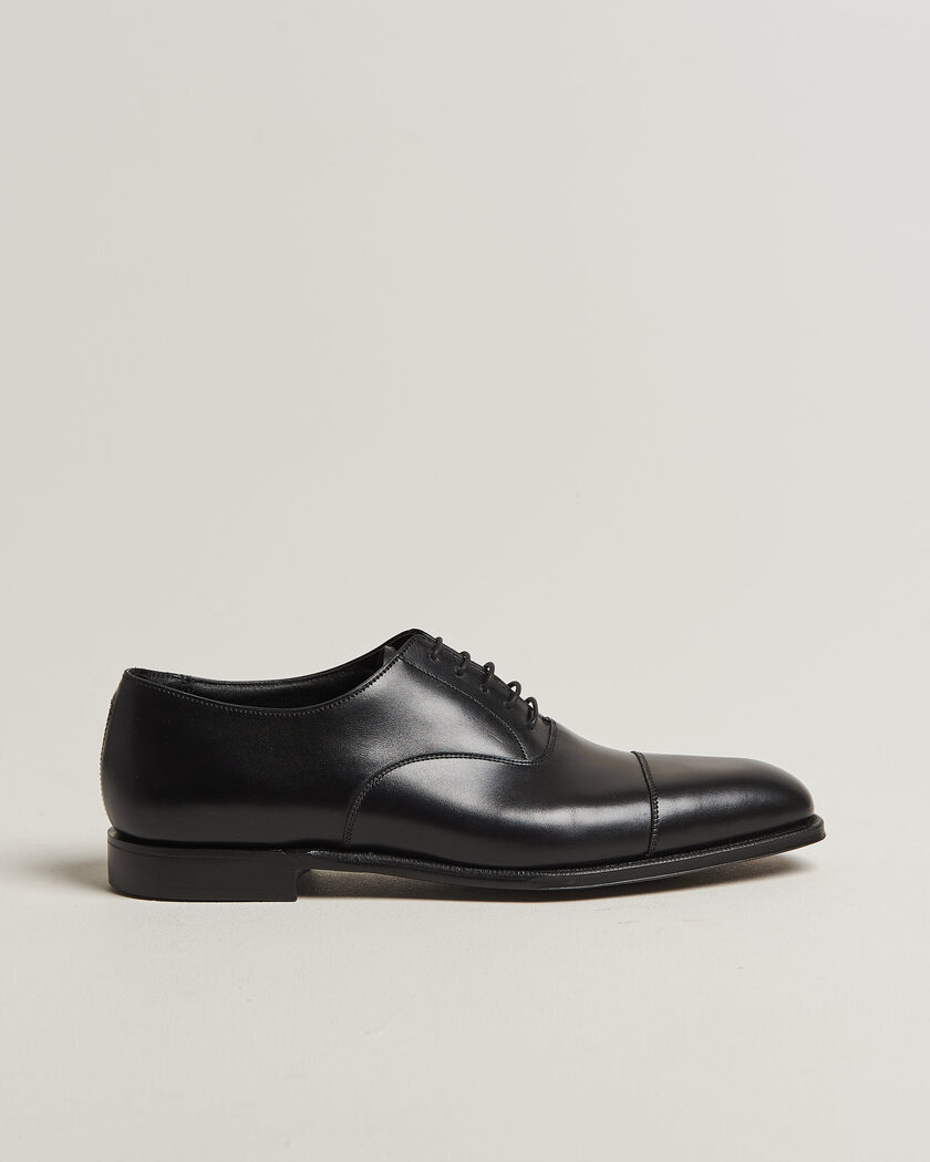 Crockett & Jones Audley Handgrade Oxford Black Calf – Nero