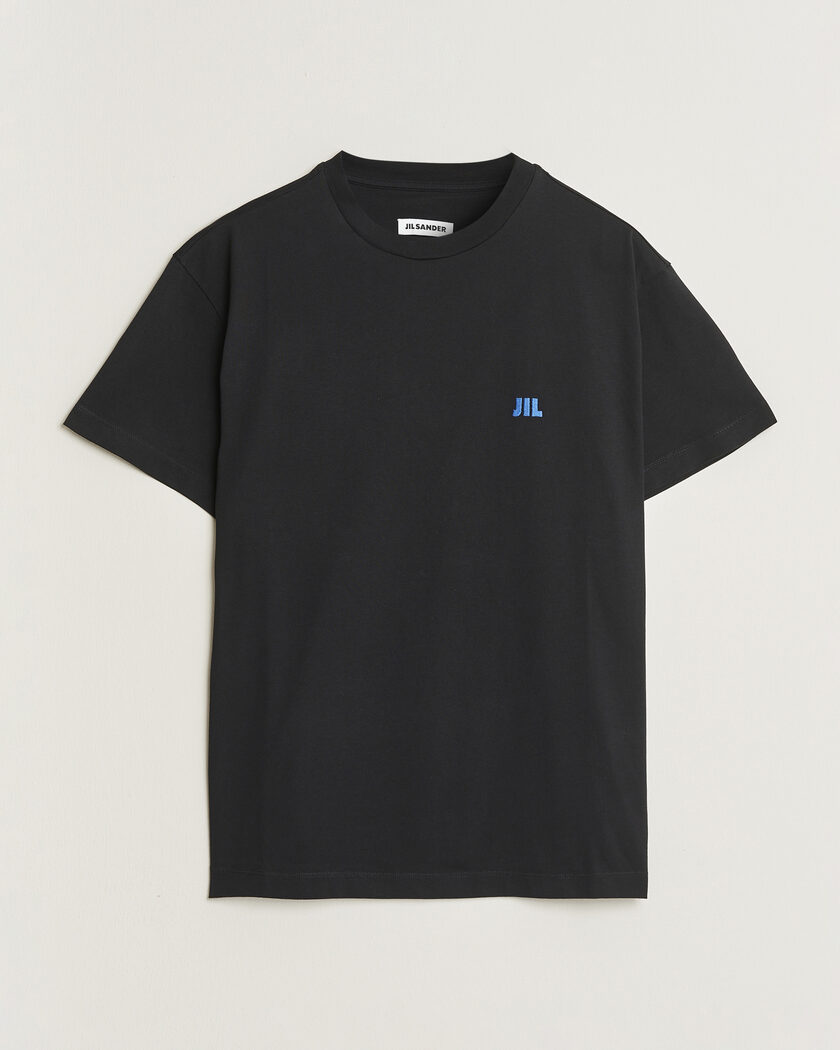 Jil Sander Short Sleeve Jil Logo T-Shirt Black – Nero