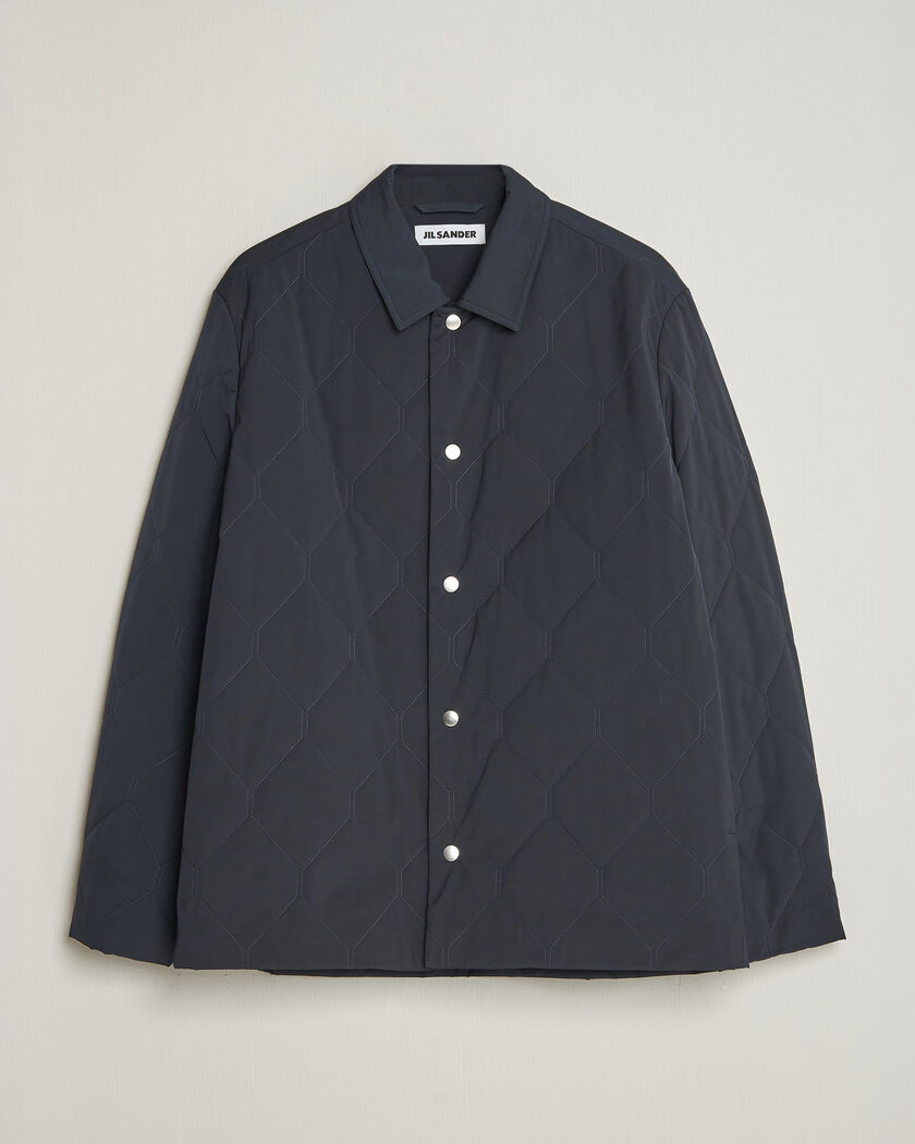 Jil Sander Quilted Down Jacket Navy – Blu