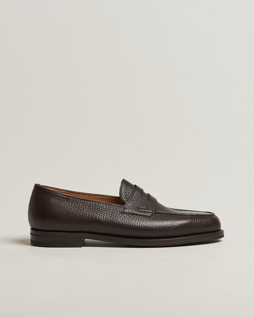 John Lobb Lopez Loafer Brown Grain – Marrone
