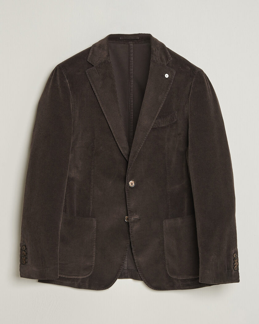 L.B.M. 1911 Jack Corduroy Blazer Brown – Marrone