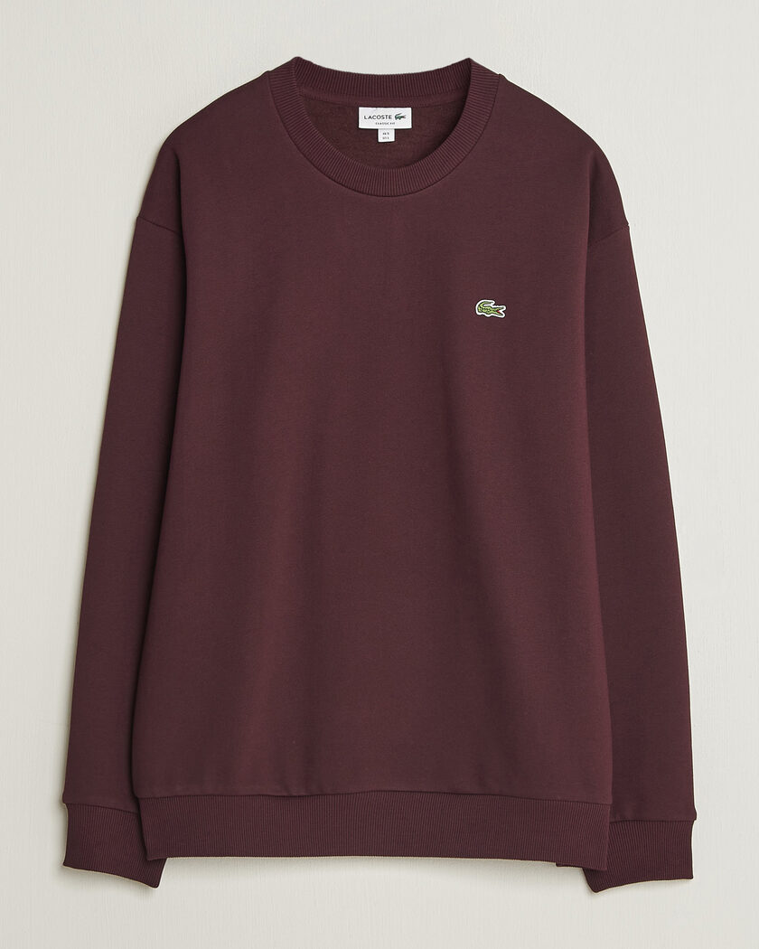 Lacoste Crew Neck Sweatshirt Oxalis – Marrone