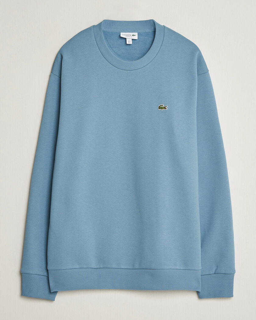  Lacoste Crew Neck Sweatshirt Aral – Blu