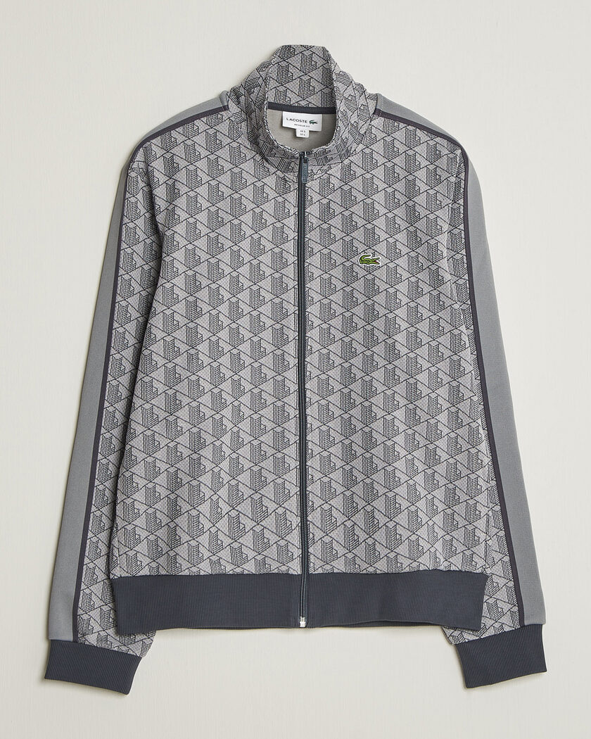 Lacoste Monogram Track Jacket Calluna/Graphite – Grigio