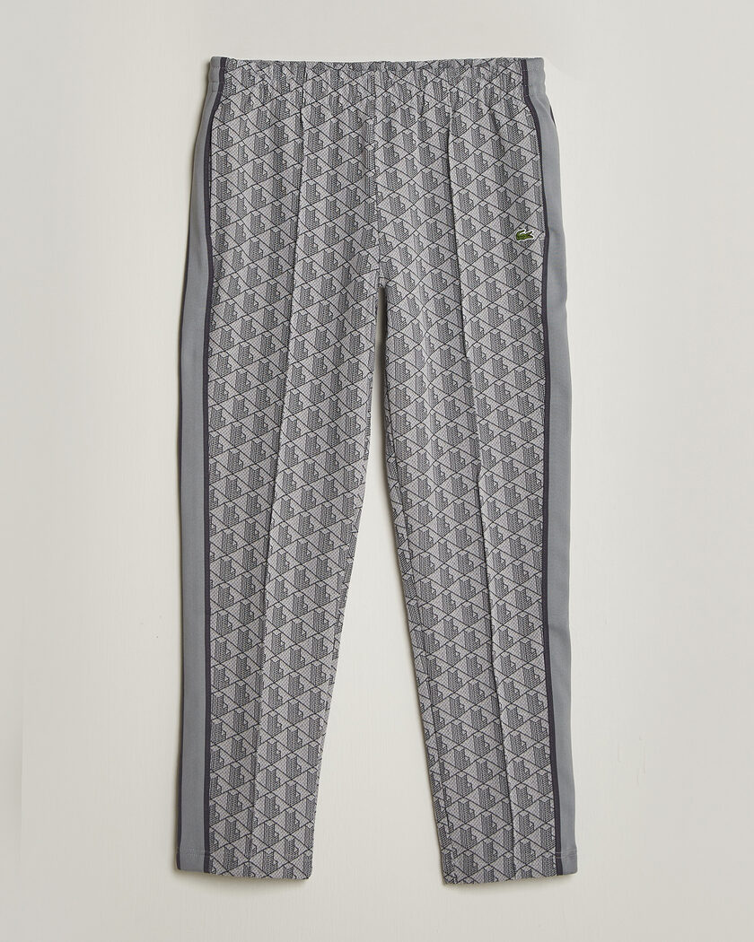 Lacoste Monogram Track Pants Calluna/Graphite – Grigio