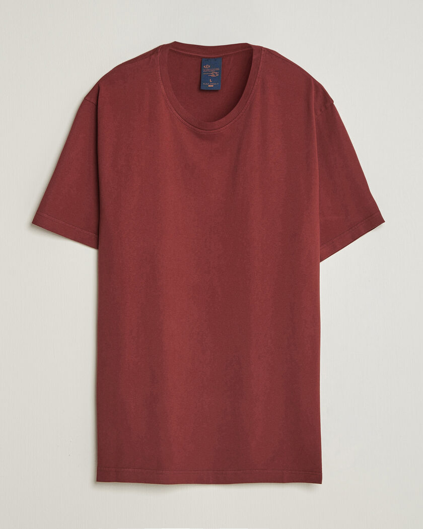 Nudie Jeans Uno Everyday Crew Neck T-Shirt Burgundy – Rosso